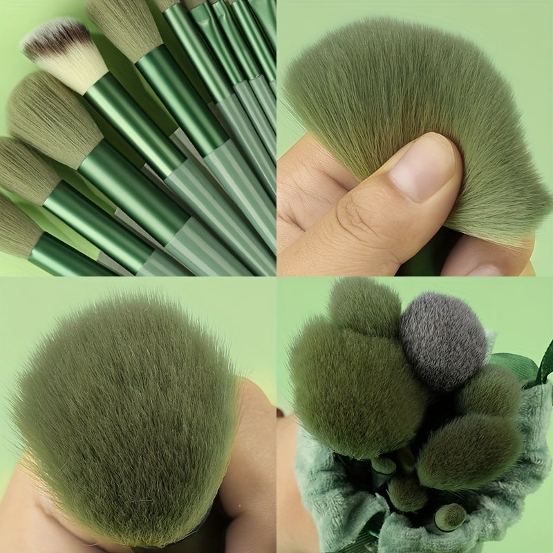 Fluffy Makeup Brush Set