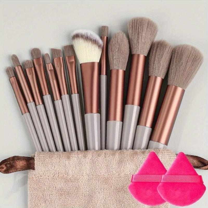 Fluffy Makeup Brush Set