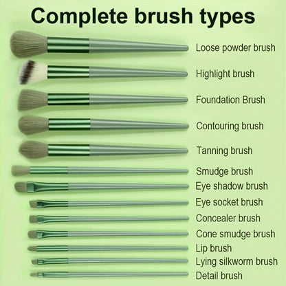 Fluffy Makeup Brush Set