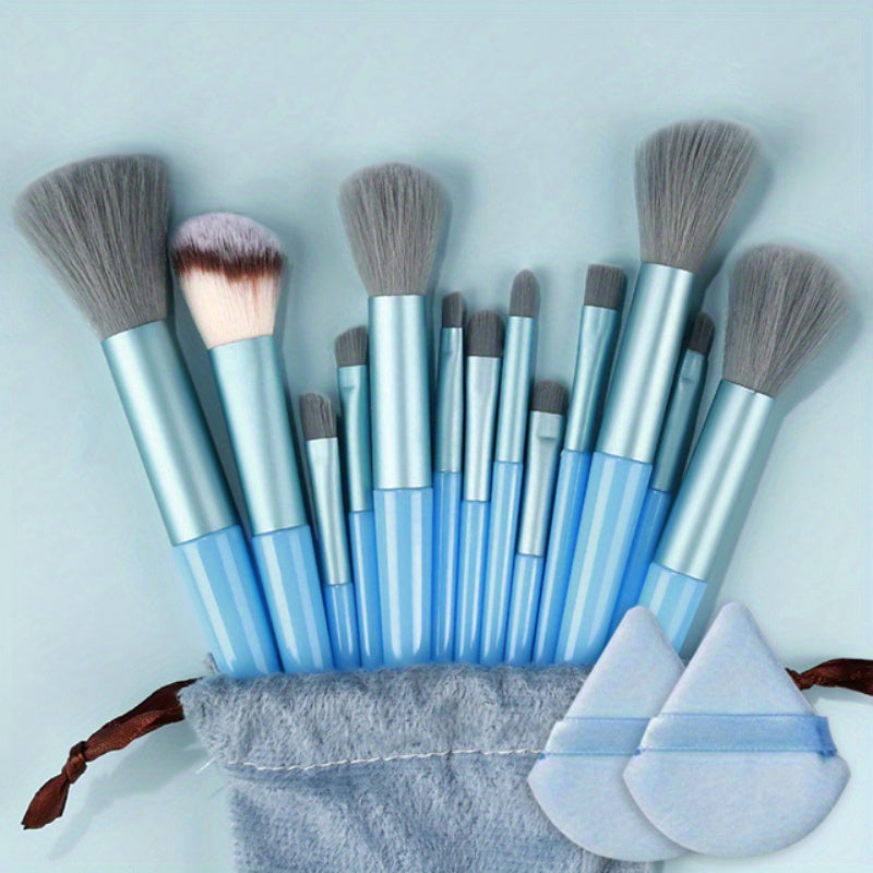 Fluffy Makeup Brush Set