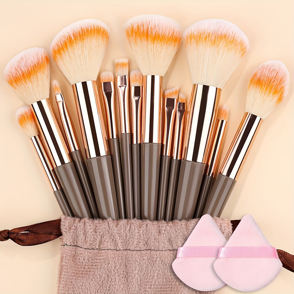 Fluffy Makeup Brush Set