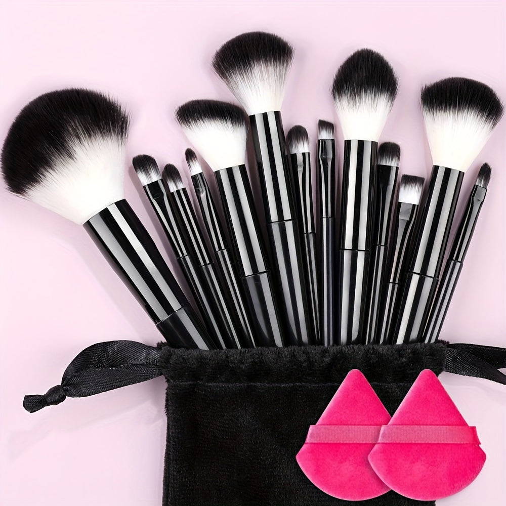 Fluffy Makeup Brush Set