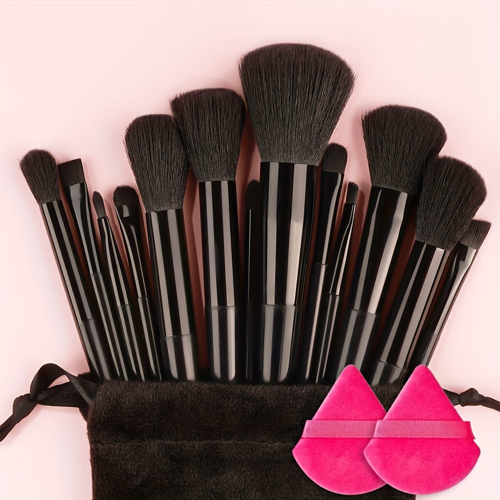 Fluffy Makeup Brush Set
