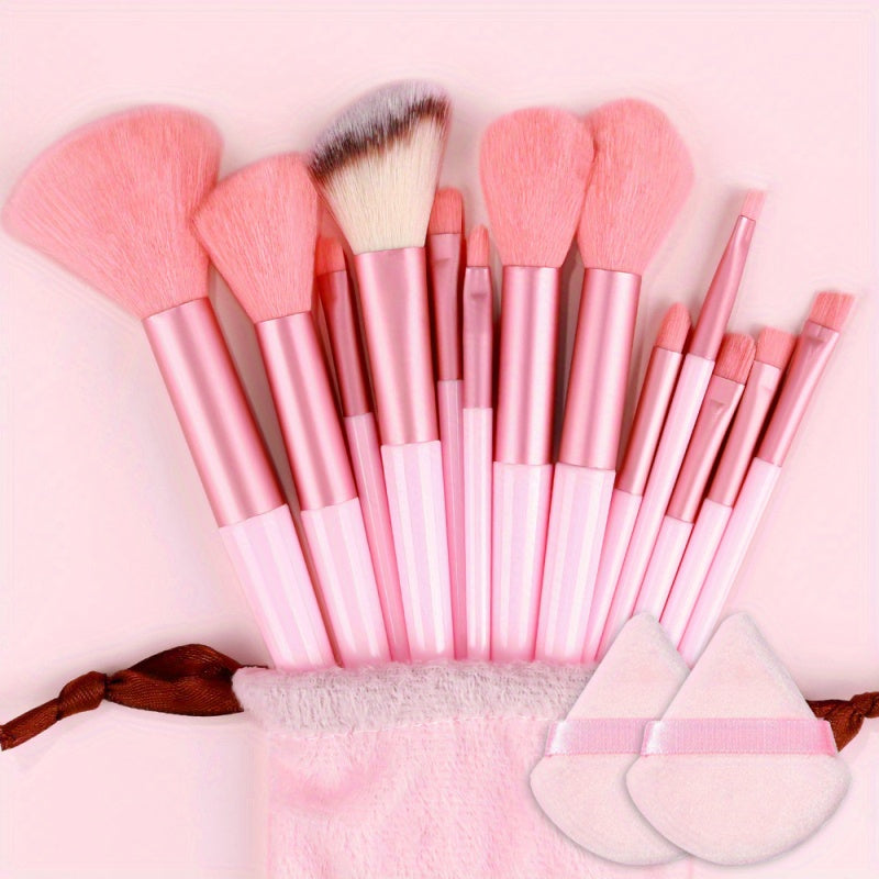 Fluffy Makeup Brush Set