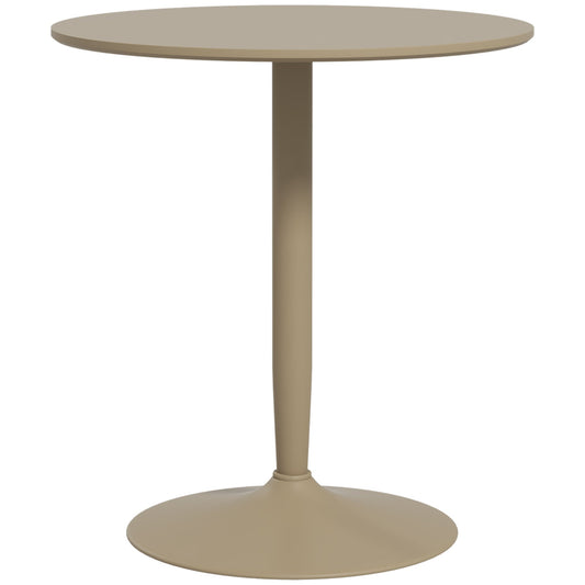 75H x 70cm Two-Person Minimalistic Dining Table - Light Brown