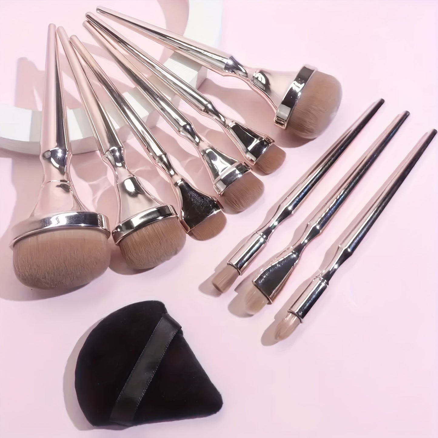 Oval Makeup Brush Set