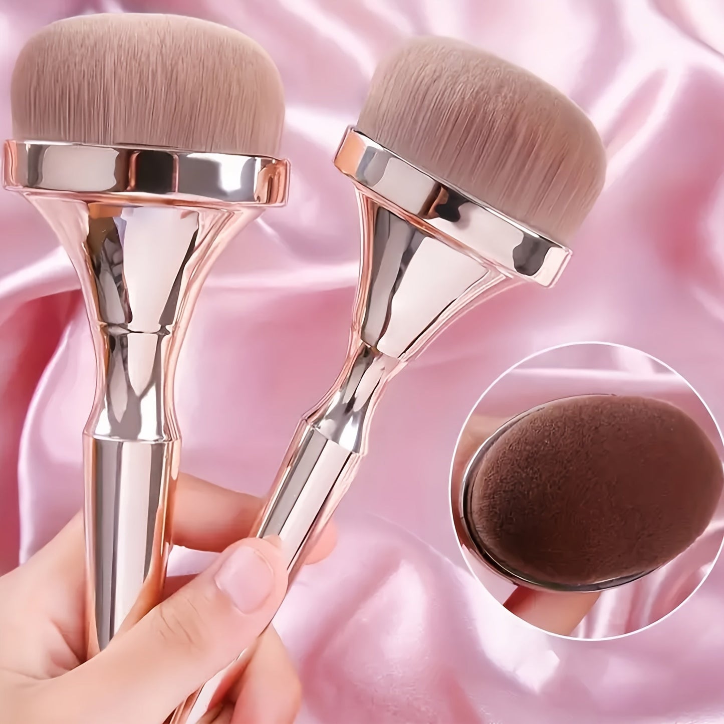 Oval Makeup Brush Set