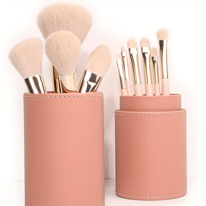 Pink Makeup Brush Set