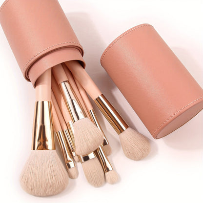 Pink Makeup Brush Set
