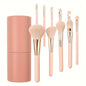 Pink Makeup Brush Set