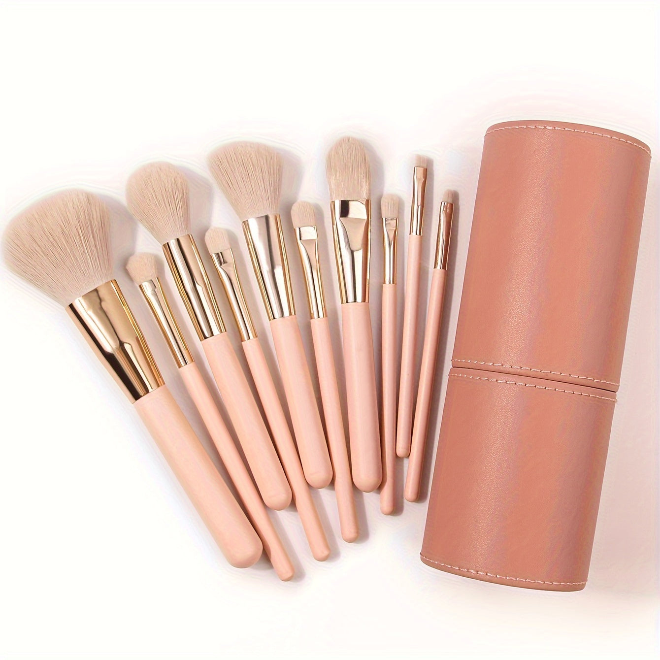 Pink Makeup Brush Set