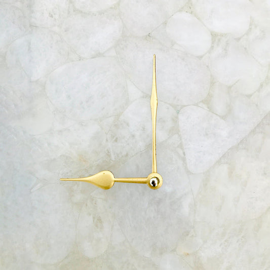 White Crystal Agate Large Wall Clock/Personalised Momento
